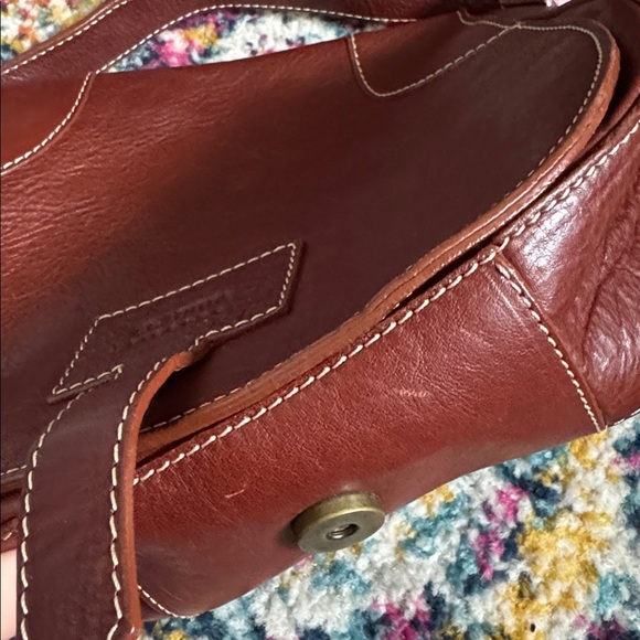 Brown Leather Crossbody - Picture 10 of 12